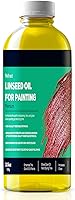 LIIZOUSUDA Refined Linseed Oil 3.5oz - Premium Oil Painting Medium for Thinning, Flow & Gloss Enhancement