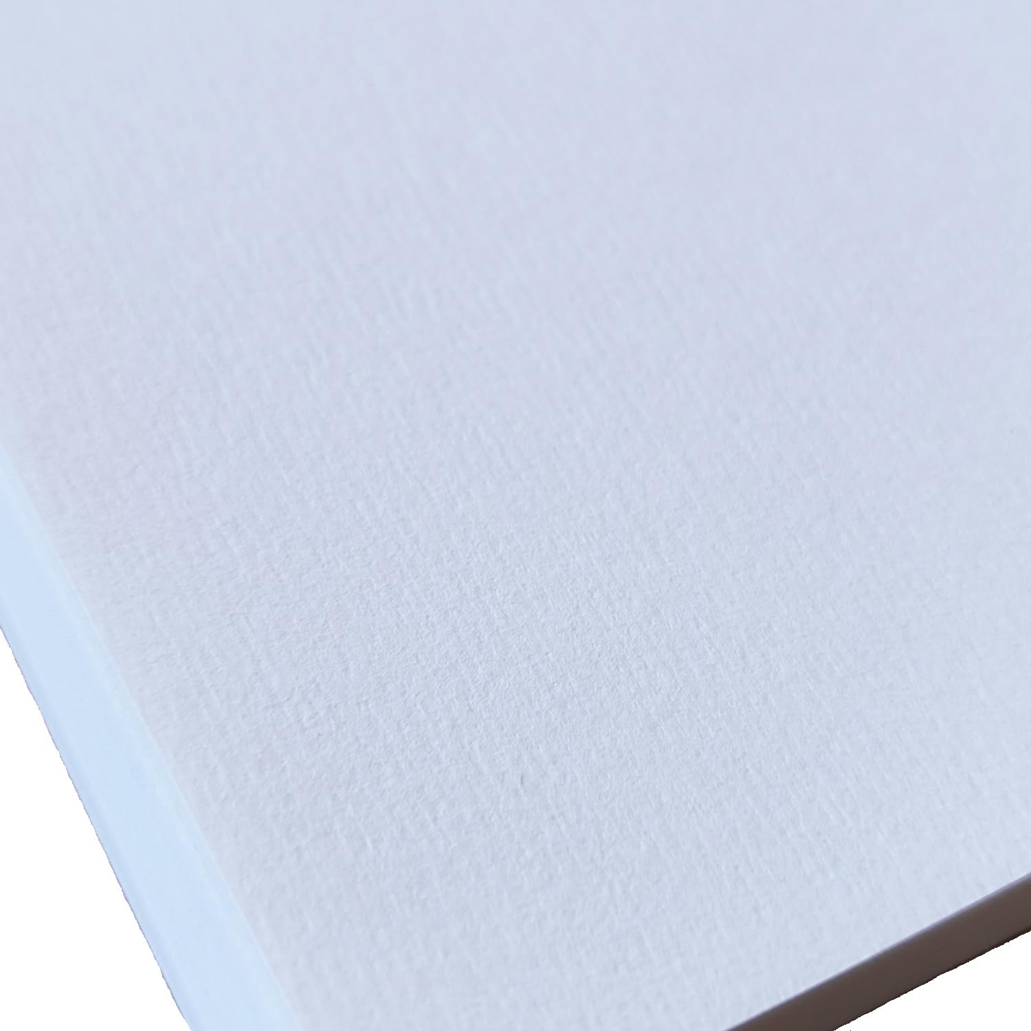50 hojas A4 de papel verjurado blanco de 120gr - Paquete de 50 folios Din A4 (21x29,7cm) - Papel con textura para imprimir - Papel de carta - Papel para invitaciones