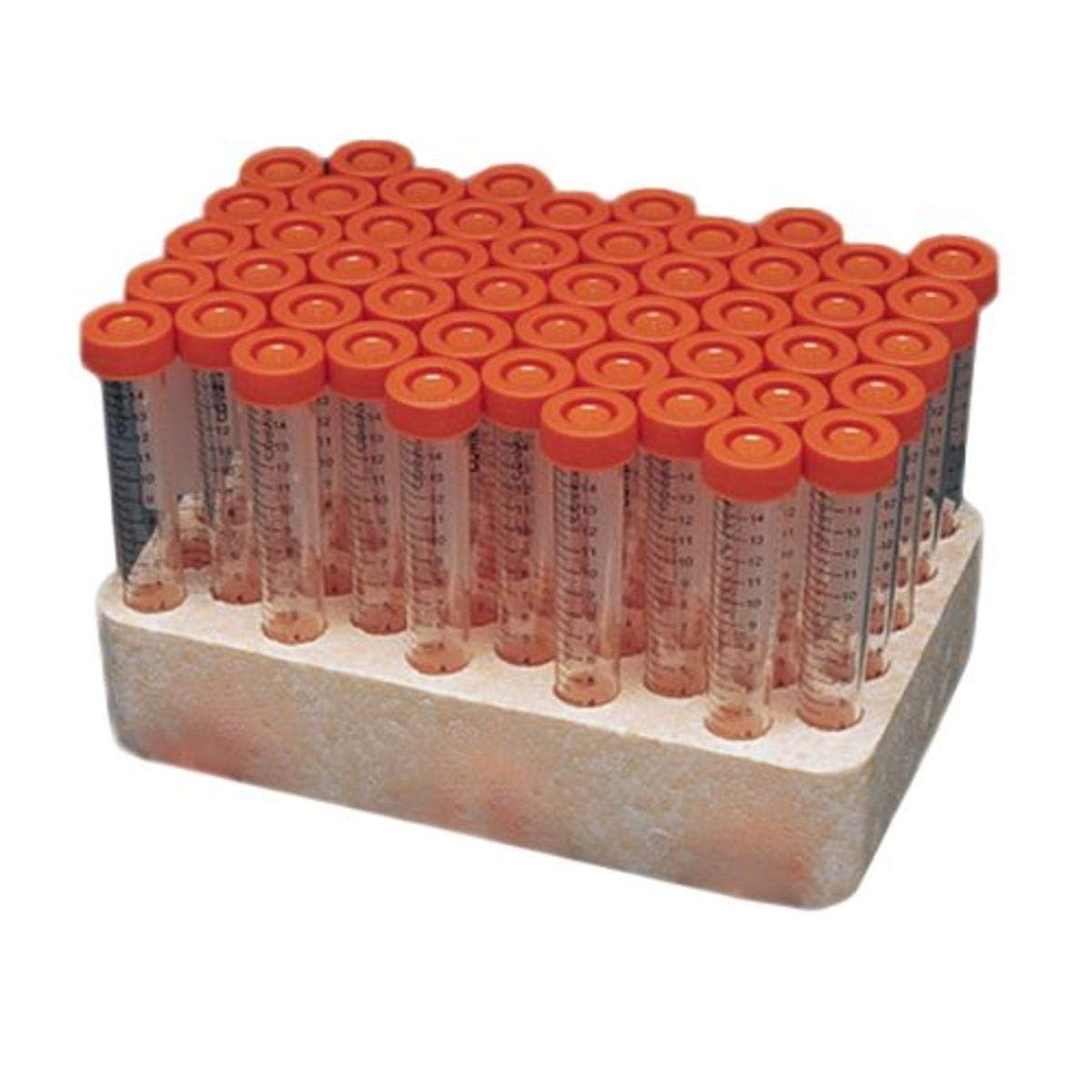 Corning 431131 Orange Polypropylene Cryogenic Vial Rack, 50 Vials (Case