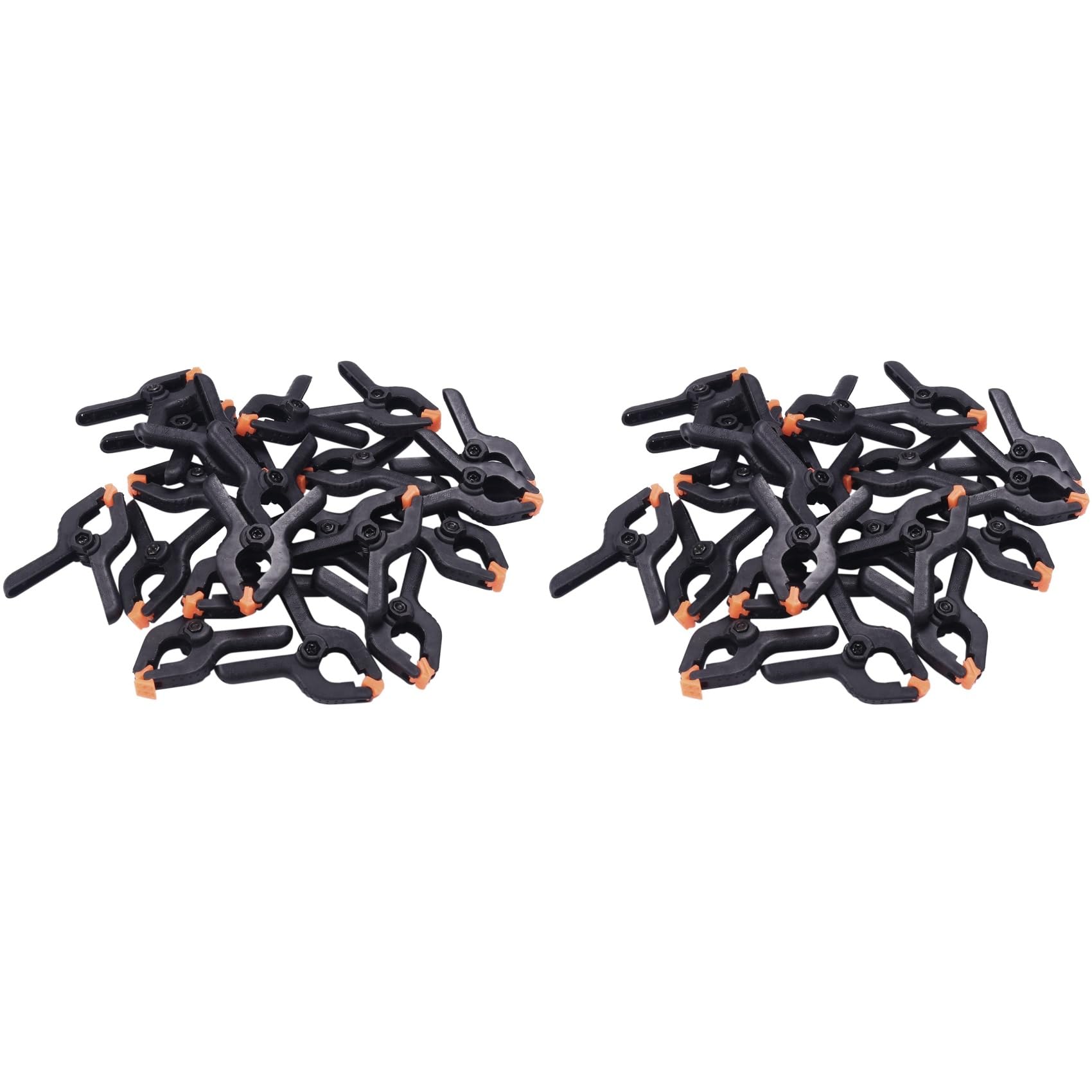 Hfgdnchva 40x Adjustable Nylon Mini Spring Clamps 2 Inch Muslin Clamps for Photo Studio Backdrops Woodworking DIY Projects (2Inch)