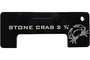 Black Acrylic Florida Stone Crab Gauge