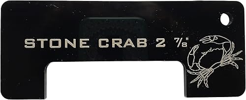 Medidor de cangrejo para medir cangrejos de piedra de Florida - Acrílico negro disponible en Yaxa Peru