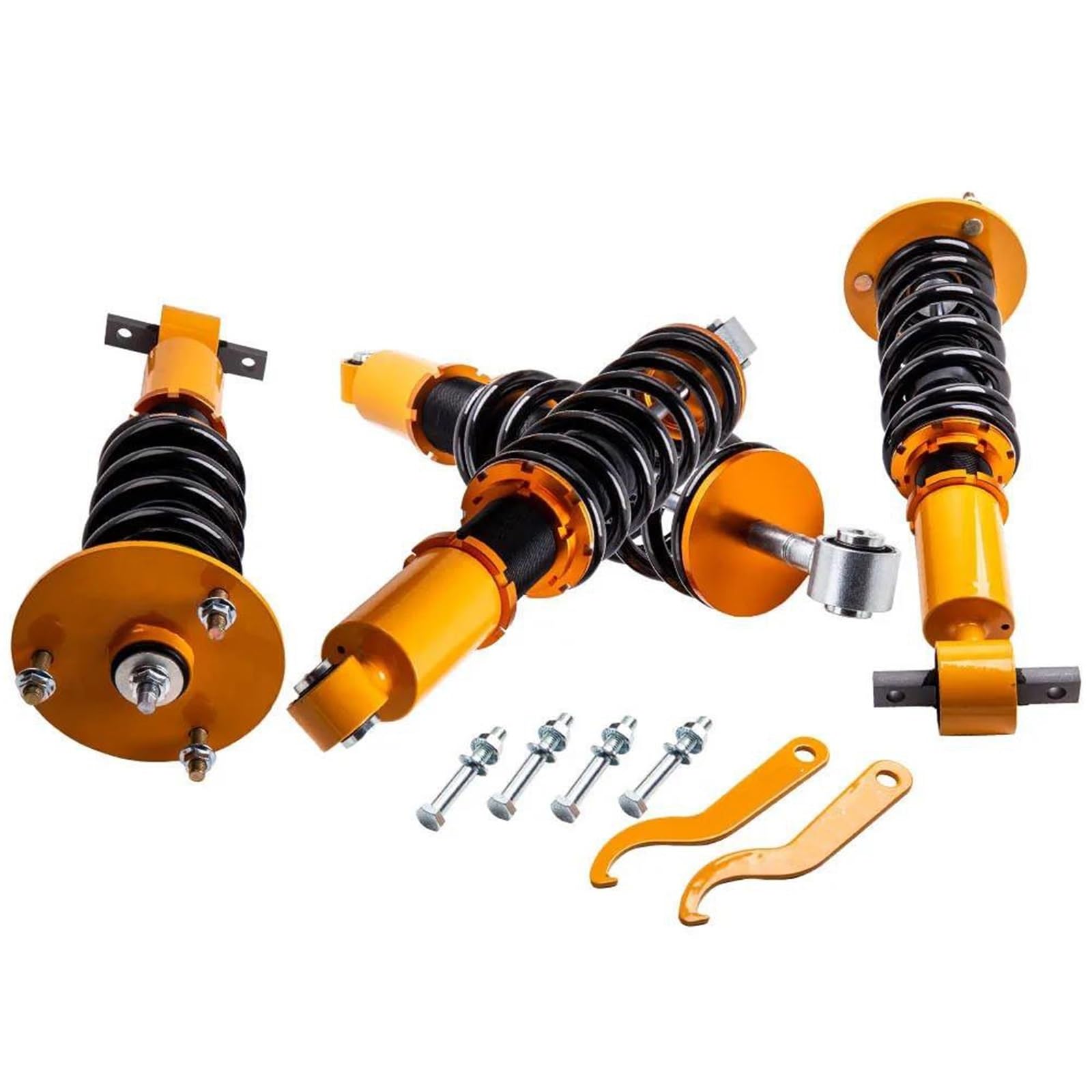 Suspensiones de aire Kit De Conversión De Resorte Neumático A Resorte Helicoidal Para Cadillac Para Escalade 2007-2013 Placa Inclinación Suspensión Amortiguador de aire