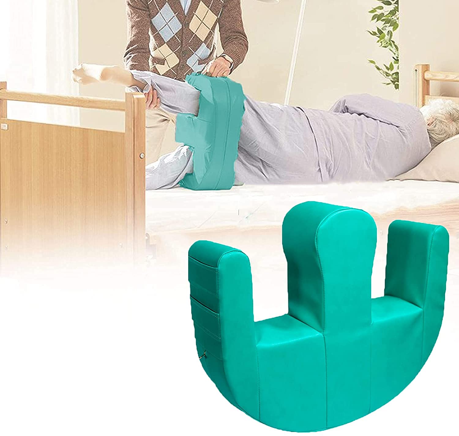 EHVYBDX Patient Turning Device,Bed Rest Patient Turning Device,PU Leather Transfer Pad,Paralysis Bed Rest Nursing Products