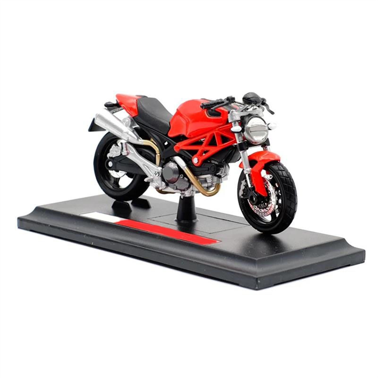Modello in Scala 1:18 per Ducati Monster 696 Modello di Moto Diecast in Metallo Moto da Collezione