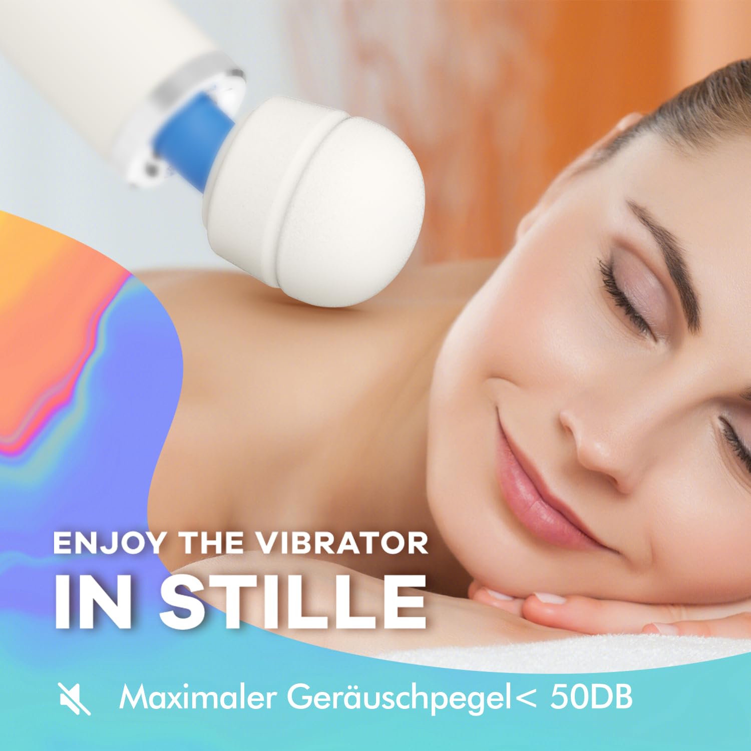 Massaggiatore portatile in silicone, senza fili, vibratore da donna, silenzioso, dispositivo per massaggi da donna