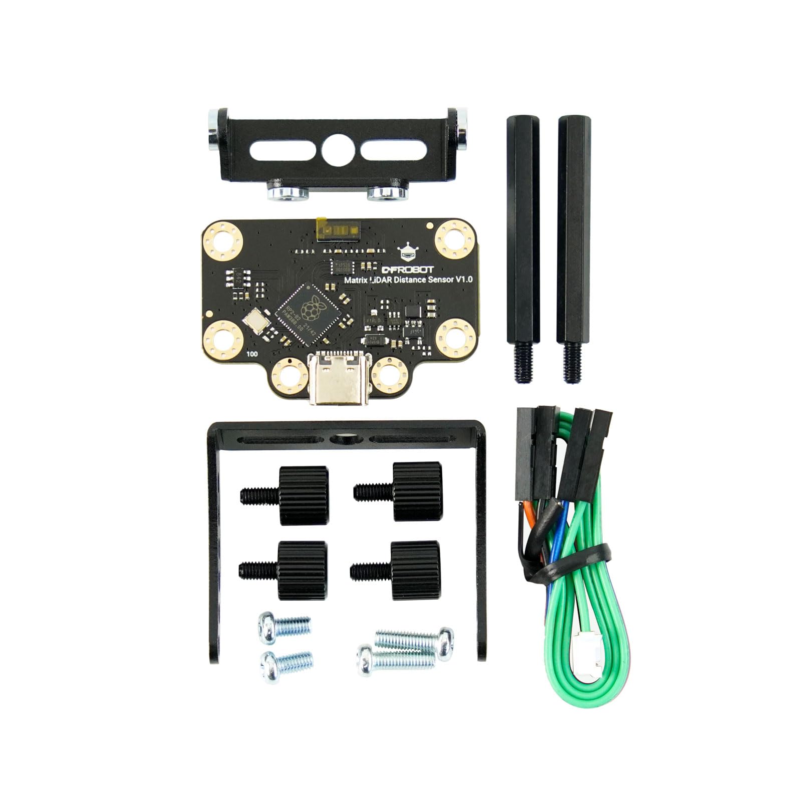 Amazon.co.jp: 8x8マトリックスToF 3D距離センサー(I2C&UART、3.5m範囲