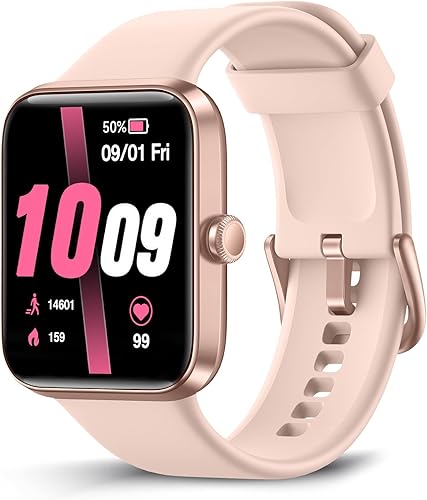 Miniatura 1 de Reloj inteligente para hombres y mujeres, rastreador de actividad física con monitor de sueño de frecuencia cardíaca de oxígeno en sangre, 1.69