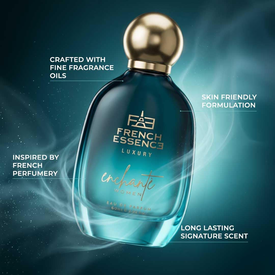 FRENCH ESSENCE Luxury Enchante Perfume For Women 60 ml Long Lasting Fragrance Scent Eau De Parfum 4