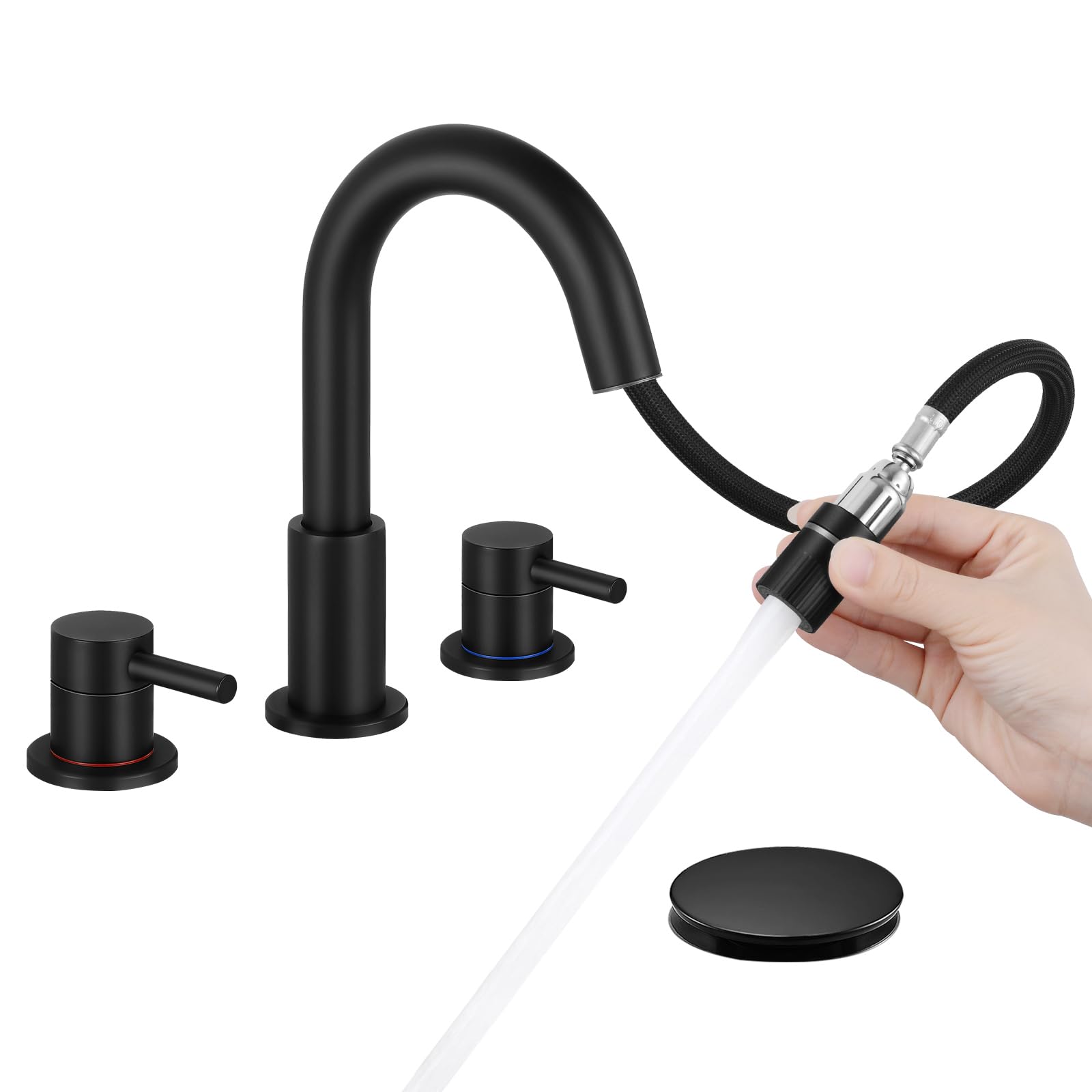 Brushed Gold 2-Handle Bathroom Faucet - FREE SHIPPING -14