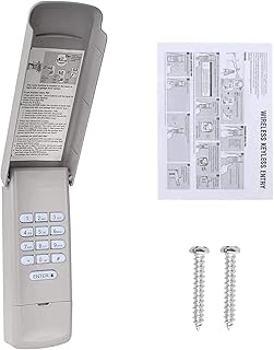 877MAX Garage Door keypad,fits All Liftmaster Garage Door openers Manufactured After 1993, Replaces 878MAX 376LM 377LM 877LM 977LM Garage Door Opener,Compatible with 315/390MHz