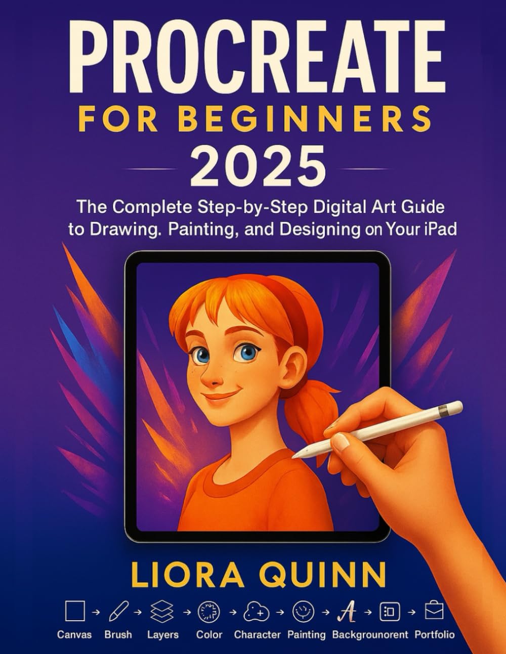 Procreate for Beginners 2025: The Complete Step-by-Step Digital Art Guide to Drawing, Painting, and Designing on Your iPad