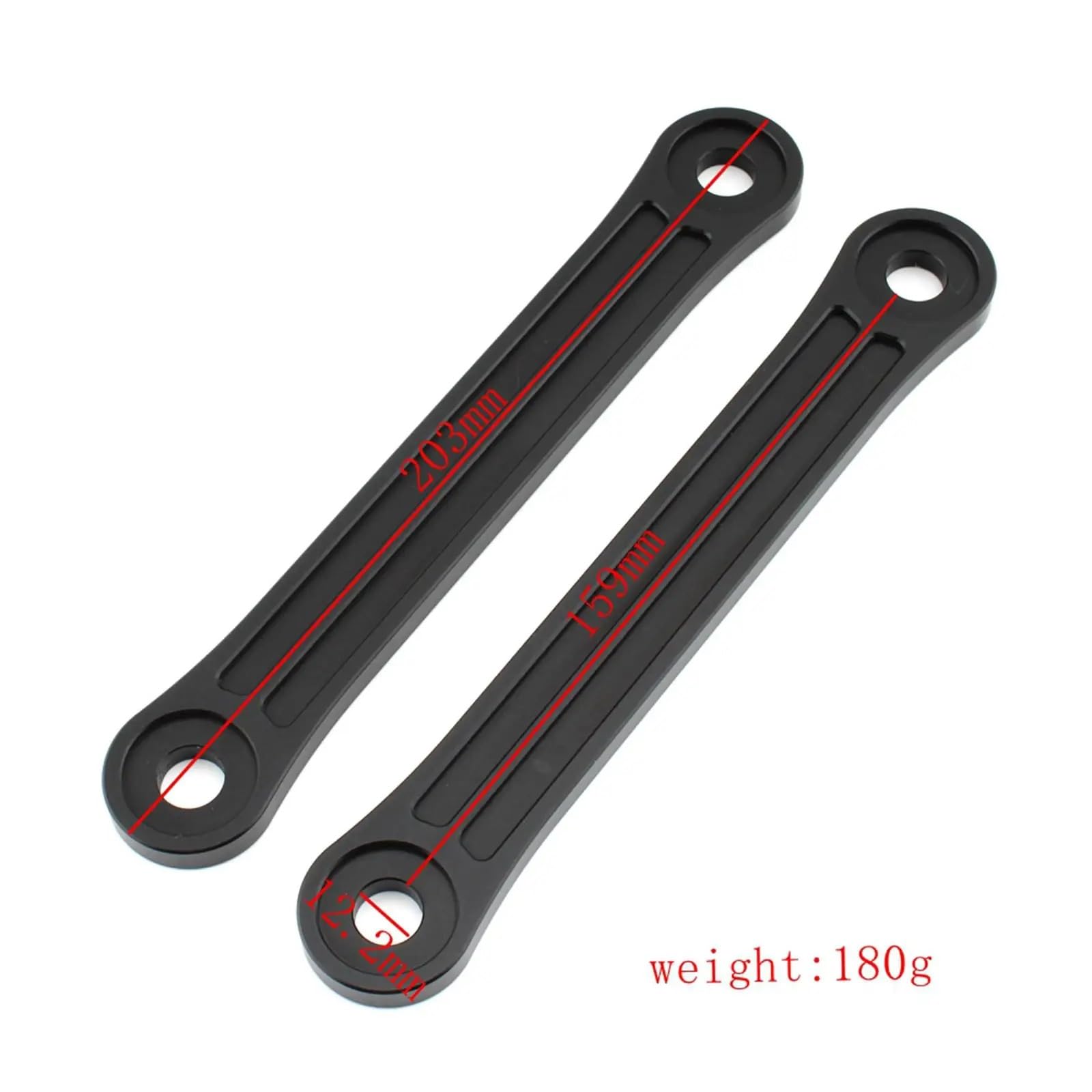 Kit De Descenso Kit de Enlaces de Descenso para Motocicleta de 2 Piezas | Piezas de repuesto de suspensión Kits de enlace de alta caída negros