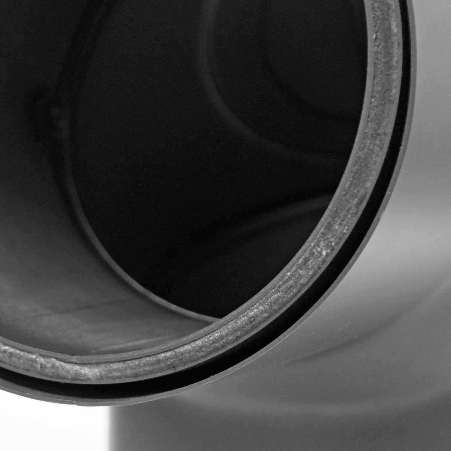 raik SH30004781-sw Raik Rauchrohrbogen/Ofenrohr Izoker doppelwandig mit Isolierung, Durchmesser 150 mm, 90°, Schwarz, mit Reinigungsöffnung