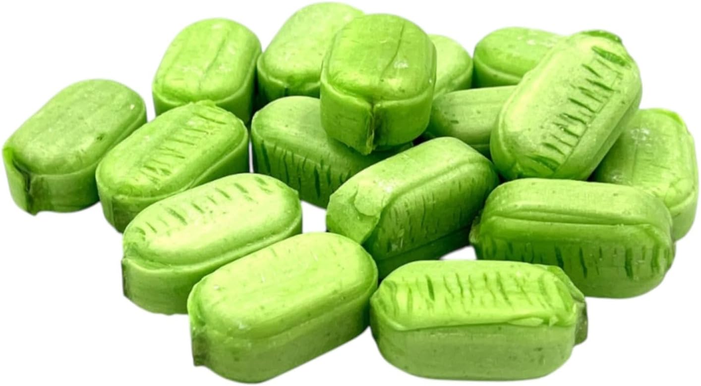 Chocolate Flavoured Lime Boiled Sweets with Cocoa Centre – Hard Candy with Filling, Individually Wrapped, Vegetarian & Gelatine Free (500G, Chocolate Flavoured Lime)