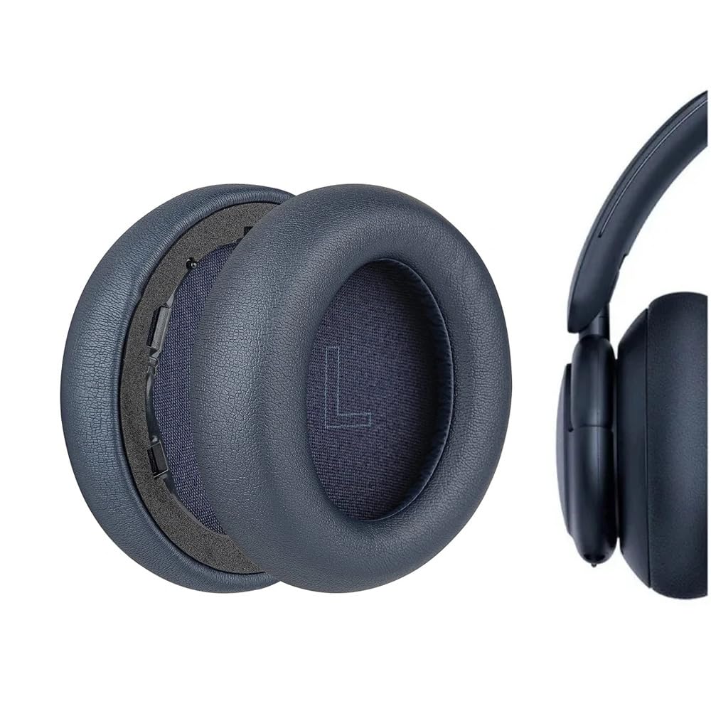 Replacement Ear Pads for Anker Soundcore Life Q30 Q35 Headphones Soft Foam Ear Cushions Cover Cup, Protein Leather Earpads (Blue)-image-45