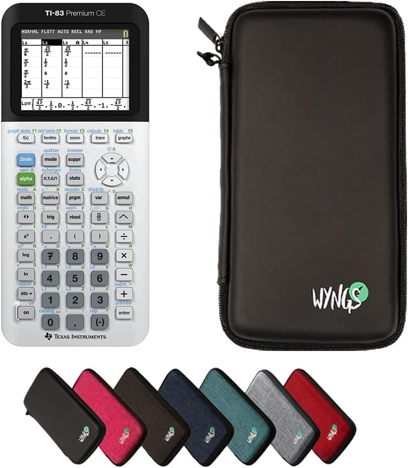 Ti-82 Manual Ensemble Premium Avec Calculatrice Graphique TI 82 Advanced Python Edition Calculatrice Ti 83 Premium Ce Edition Python