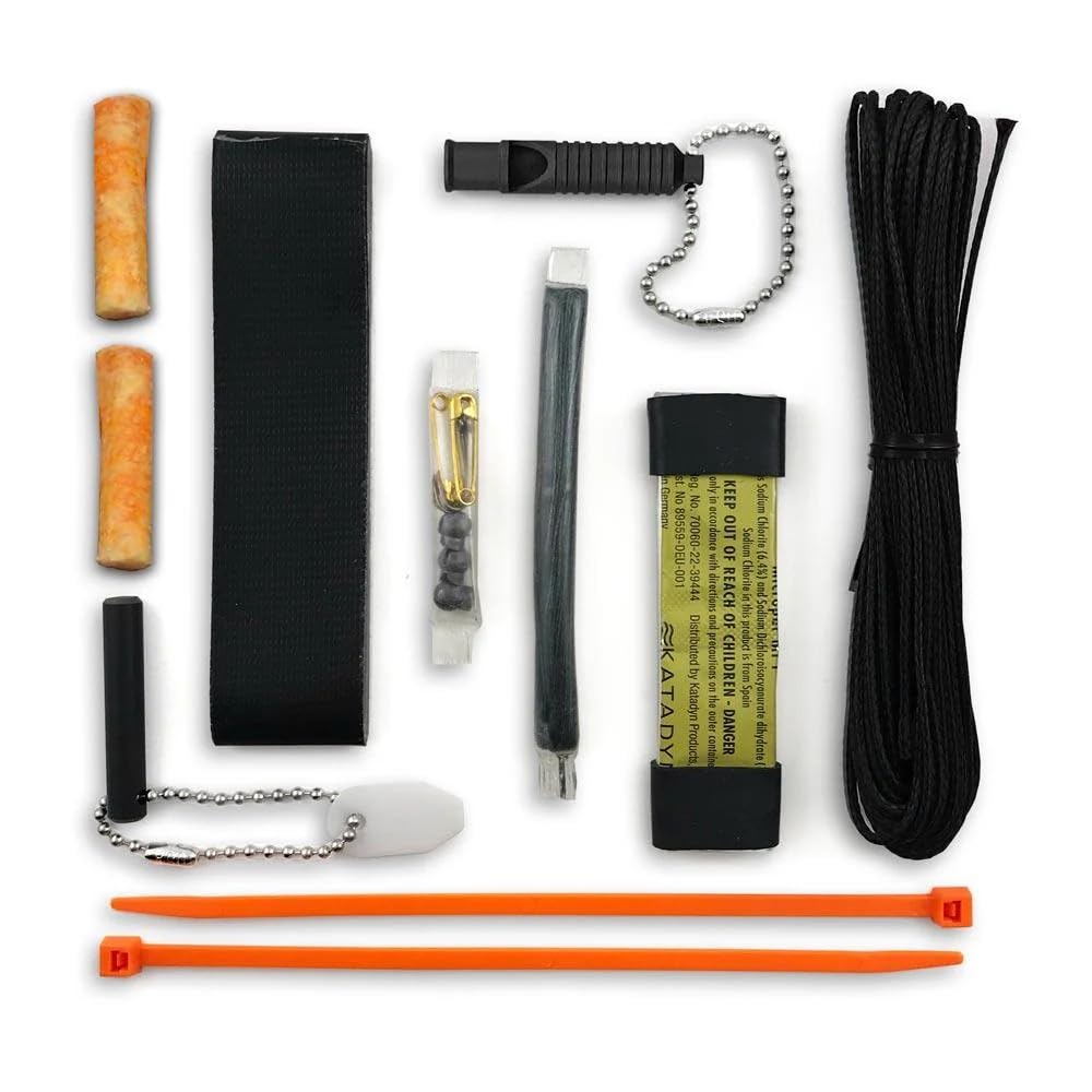 Kit de survie - Essentiels du quotidien, 15 outils EDC avec composants sur mesure