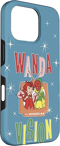 Vista 51 de Funda para TV retro WandaVision Wanda & Vision para iPhone 13 Marvel