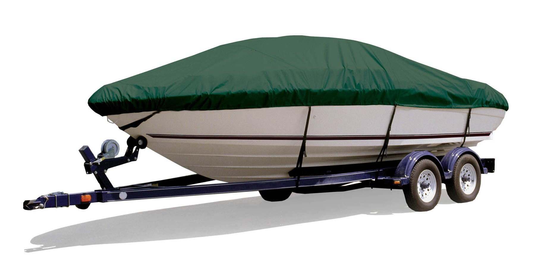 Survivor Marine Products Boat Cover for Euro Style V-Hull Bow Riders (Inboard/Outboard Engine), Hunter Green, 23-Feet 5-Inch - 24-Feet 4-Inch Length Overall x 102-Inch Beam Width