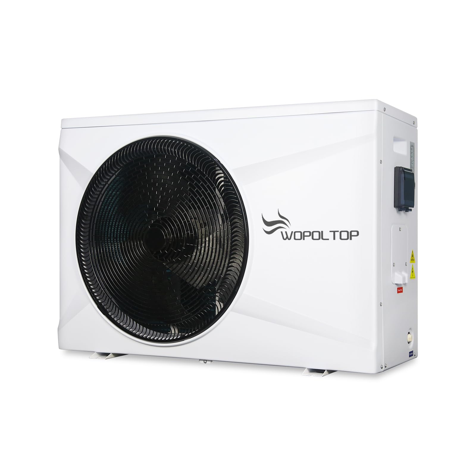 WOPOLTOP Full DC Inverter Pool Heat Pump 58,000 BTU for Swimming Pools, 17KW Electric Pool Heater with WiFi Smart Control via APP, Dual Function of Heating and Cooling, 220-240V, up to 14,000 Gallons