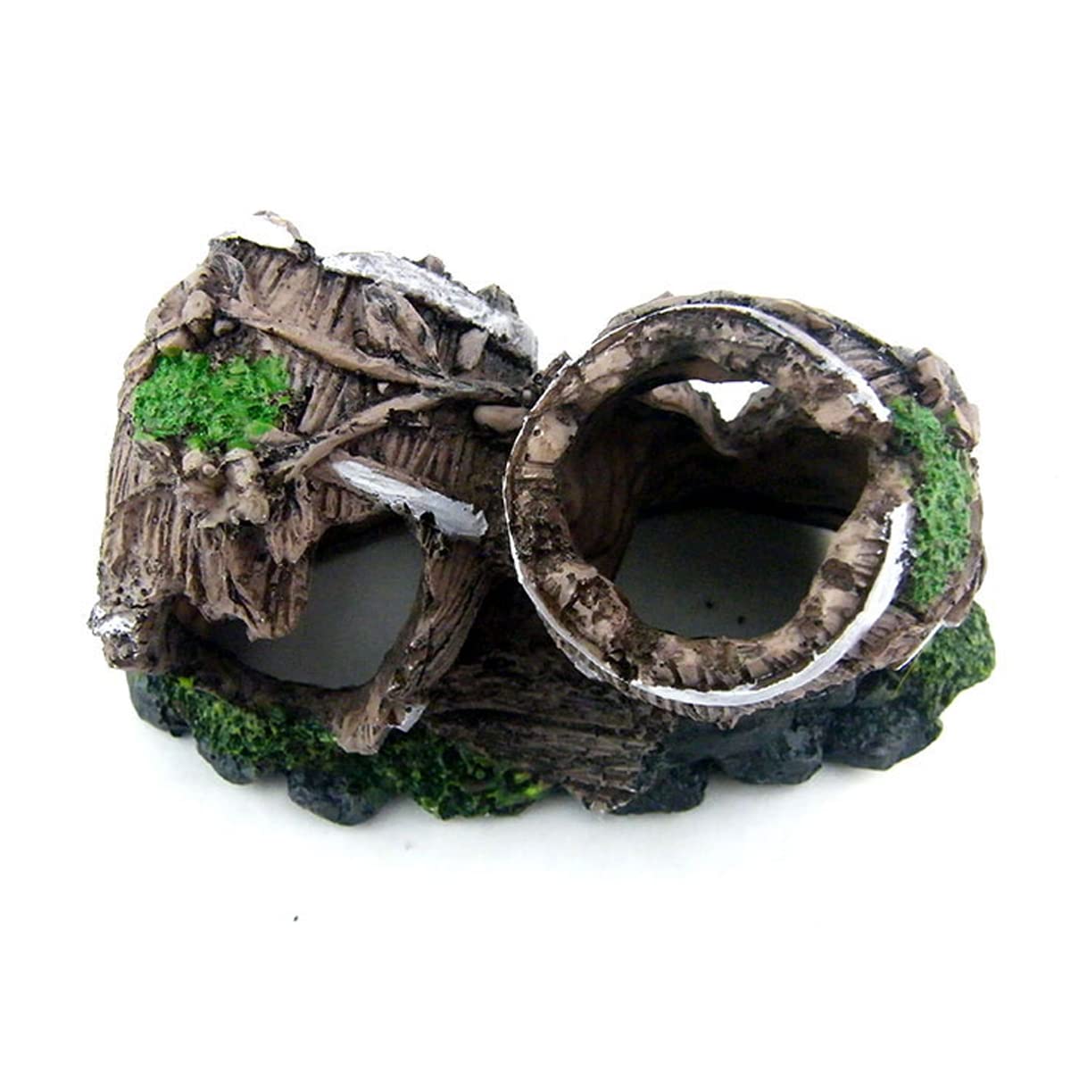 Decorazioni per Acquari in Resina, Decorazioni per Acquari Riparo per La Casa del Foro Decorazioni Paesaggistiche per Acquari Ornamenti Rocciosi Adatti,14x6x10cm