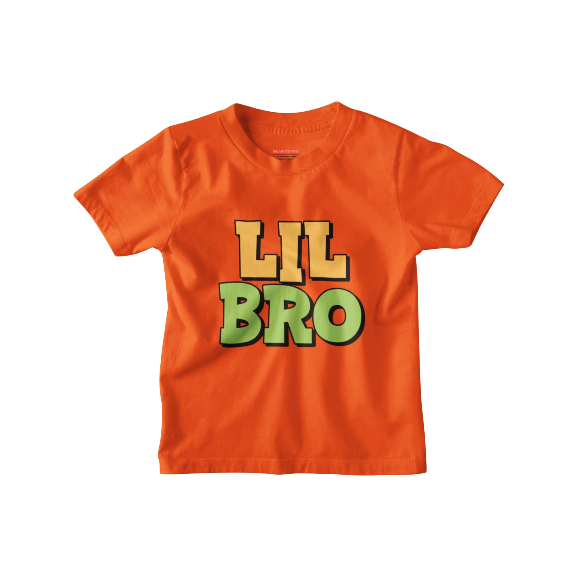 Lil Bro Kids T-Shirt for Boys| 100% Cotton Ribbed Round Neck Announcement Tee for Little Brothers (0 Months to 9 Years)-image-18