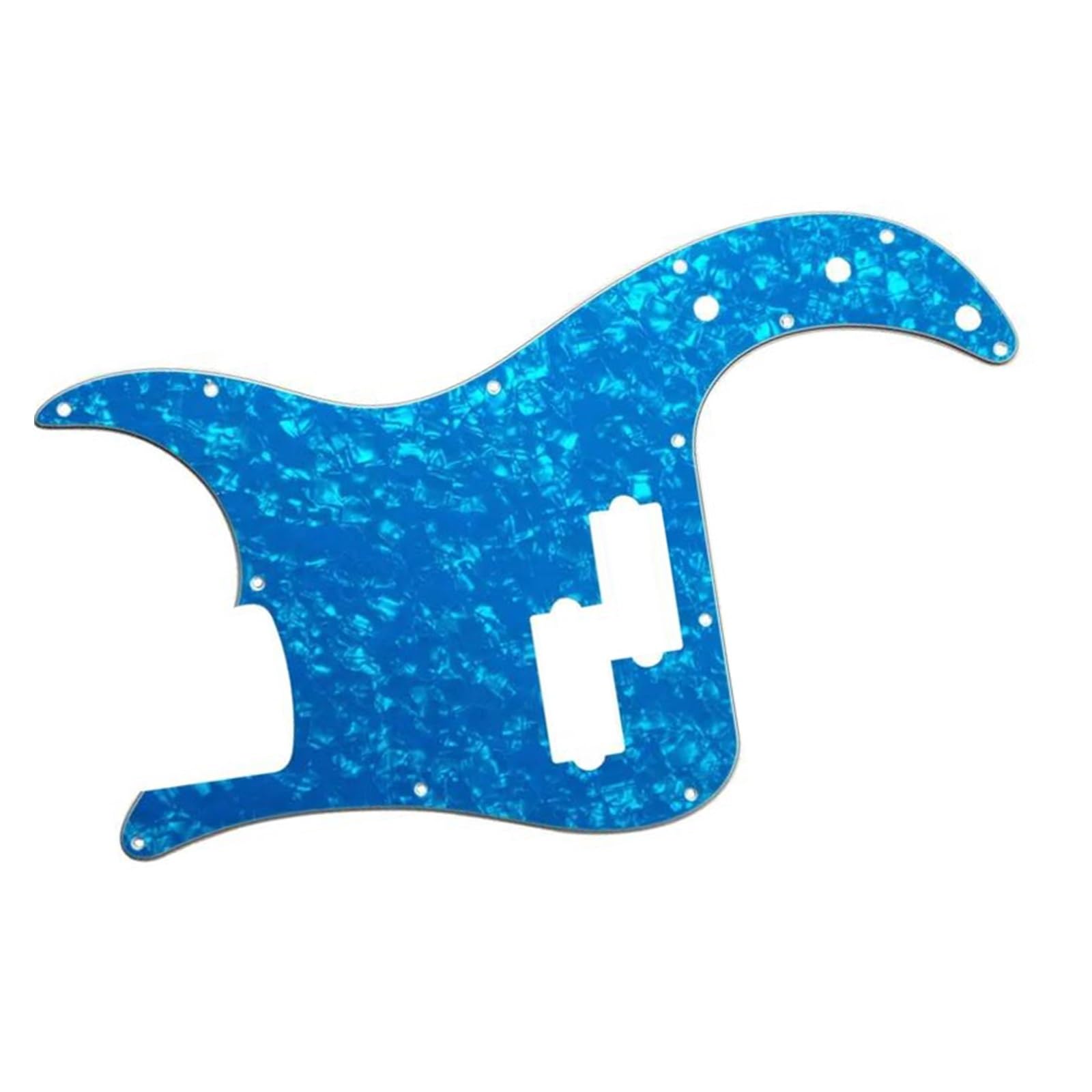 maskownica do gitary Części do gitary - Gitara Pickguard Scratch Plate 4 Ply Blue Pearl Akcesoria do gitary