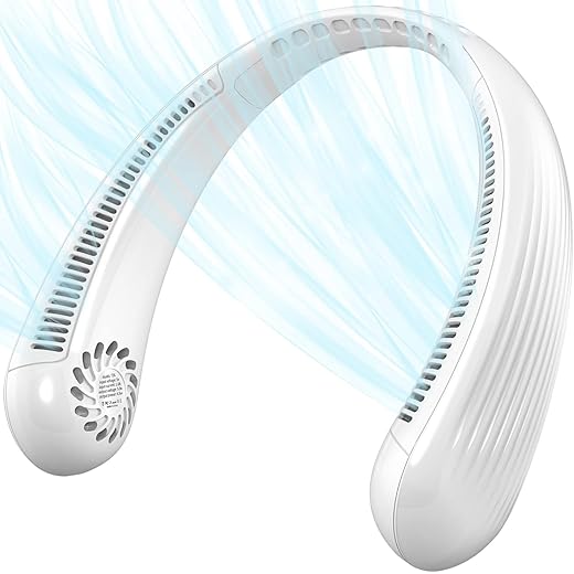 Portable Neck Fan Bladeless Cooling Fan 8H Working Time Head