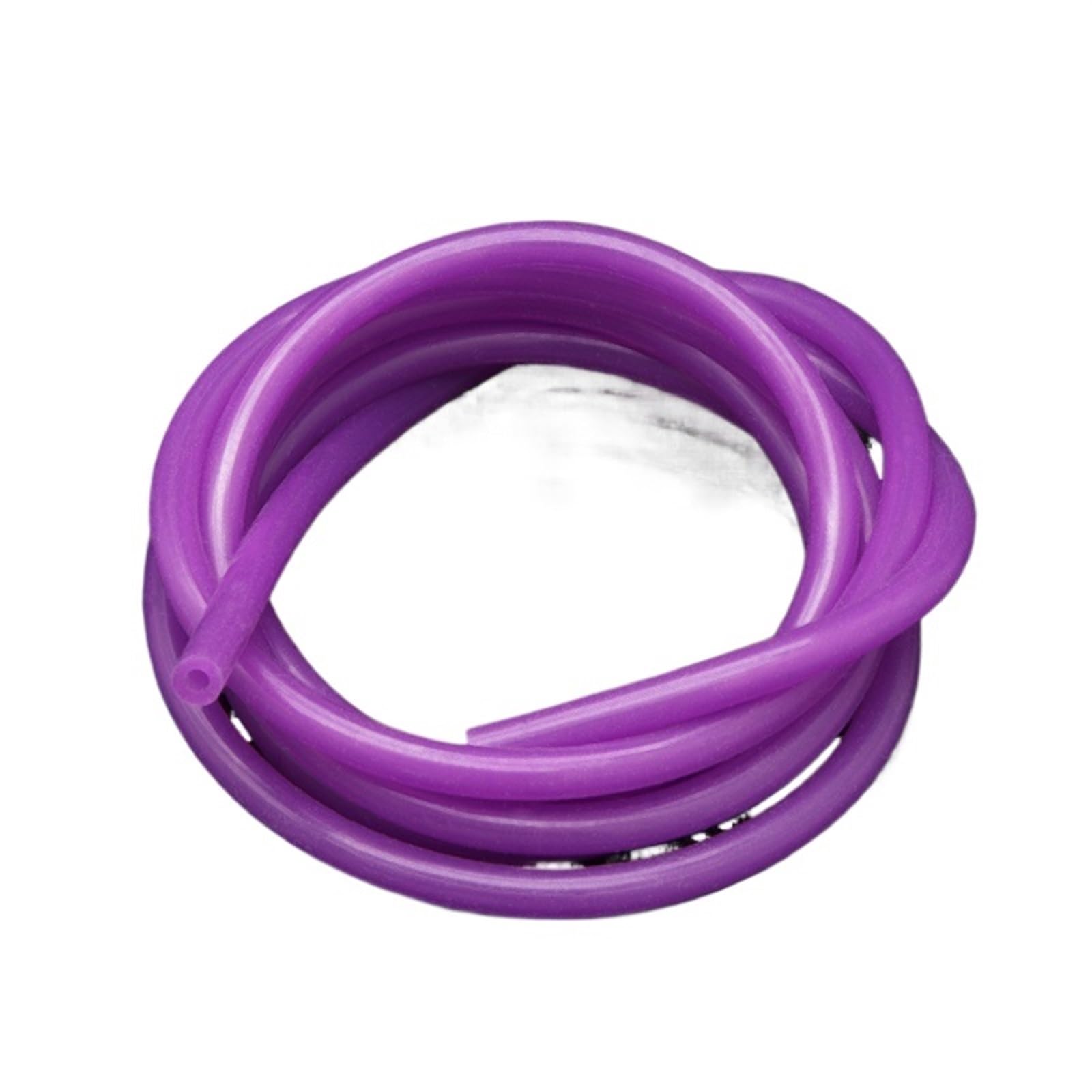 Manguera de silicona de grado alimenticio morada de 1/5/10/20 m, diámetro interior x diámetro exterior, diámetro interior 0,5, 1, 2, 3, 4, 5, 6, 7, 8, 10 mm, tubo flexible de silicona Manguera de Gaso