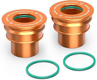 NICECNC Orange Rear Wheel Spacers Hub Collars Compatible with KTM 125-450SX/SXF/XC/XCF 2004-2012,125-530EXC/EXCF/XCW/XCFW 2004-2023,Husqvarna TC125 2014-2015,TC250 2014-2016,See Fitment