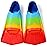 Foyinbet Kids Swim Fins,Short Kids Fins Youth Swimming Flippers for Lap Swimming Training for Children Girls Boys Beginners 2XS