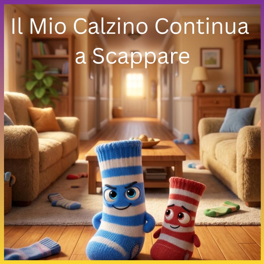 Il Mio Calzino Continua a Scappare: Una Dolce Storia di Coraggio, Amicizia e Fiducia in Se Stessi