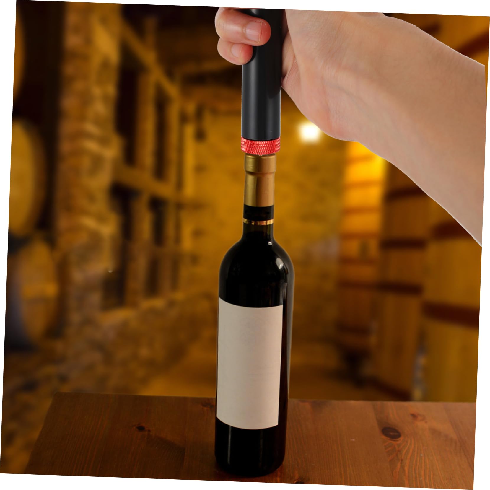 Amosfun 3 Stk Korkenzieher professioneller Öffner Glasöffner-Werkzeug Multitools Wein-Kits wine bottle opener weinflaschenöffner praktischer Weinöffner Handbetätigter Weinöffner Abs rot