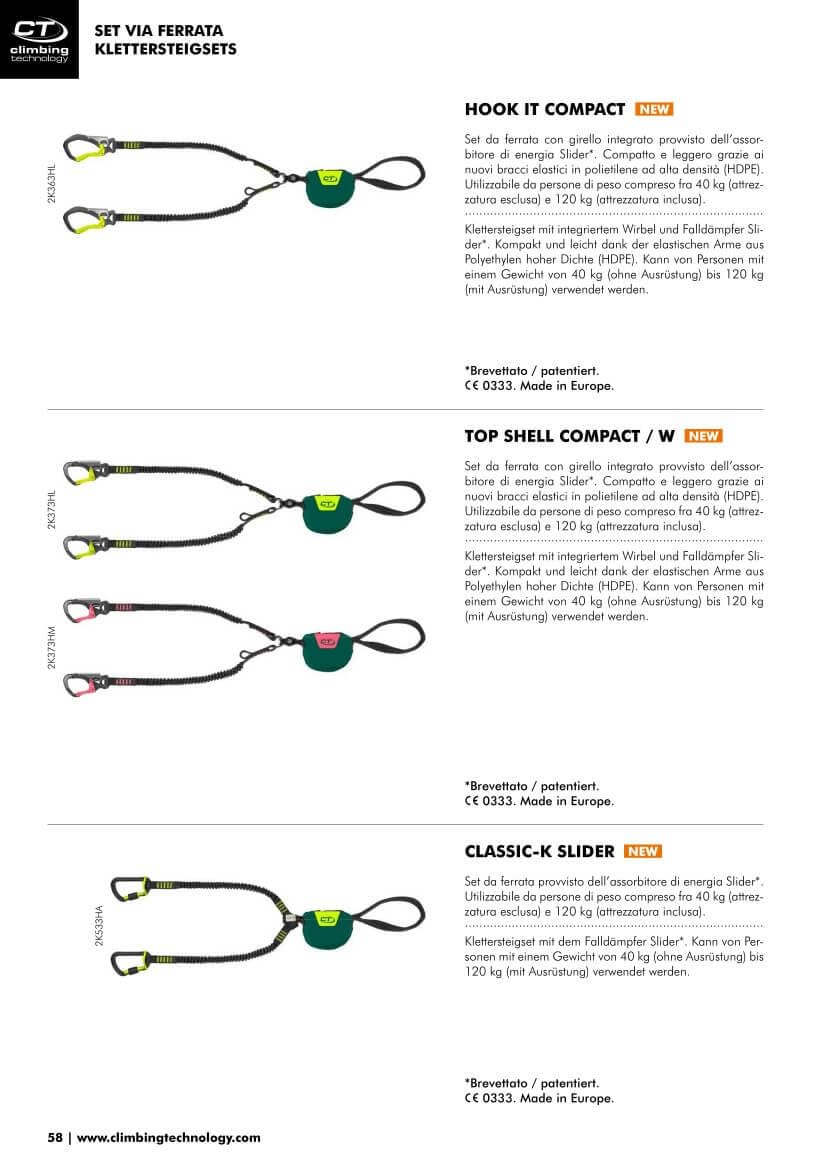 Climbing Technology - VF Kit Evo G, Kit ferrata