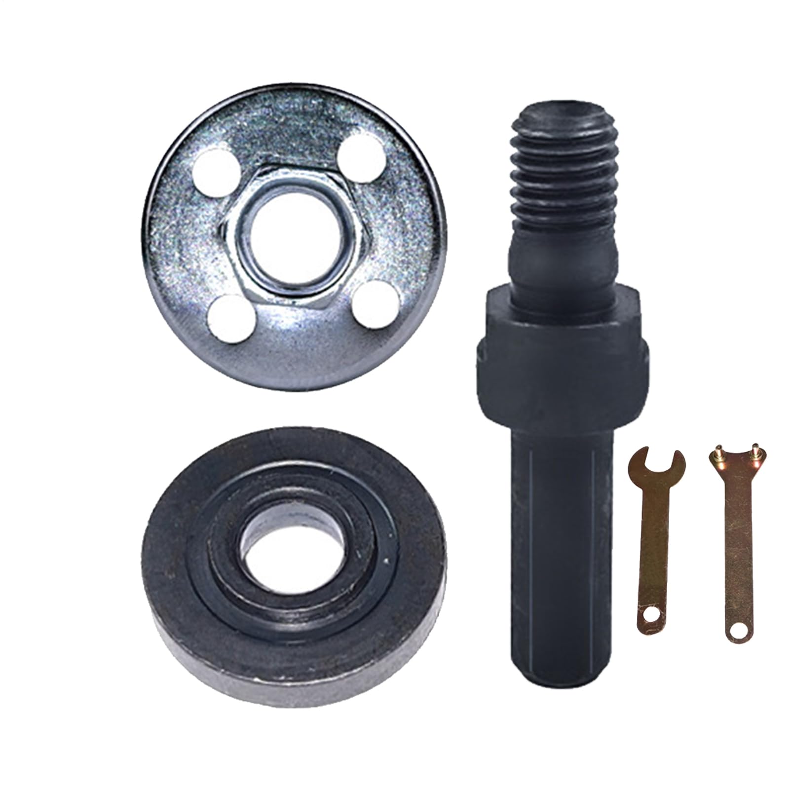 Set di Collegamento per Trapano Smerigliatrice Angolare,Adattatore Per Smerigliatrice Angolare Con Chiave - Accessorio Regolabile Per Dischi Abrasivi Su Metallo Legno Pietre