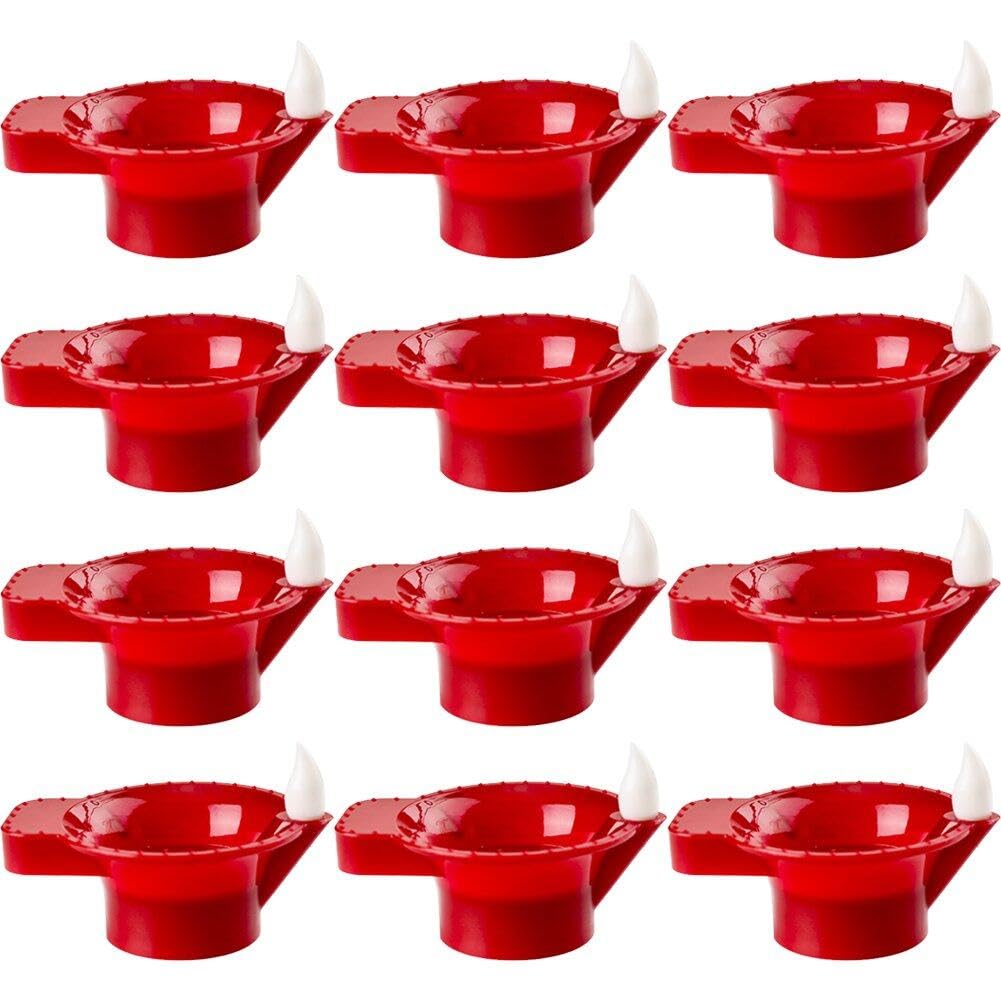 12pcs Tea Light Candles Led Light for Diwali Battery Candles Glowing Decor Deepavali Festival Decoration