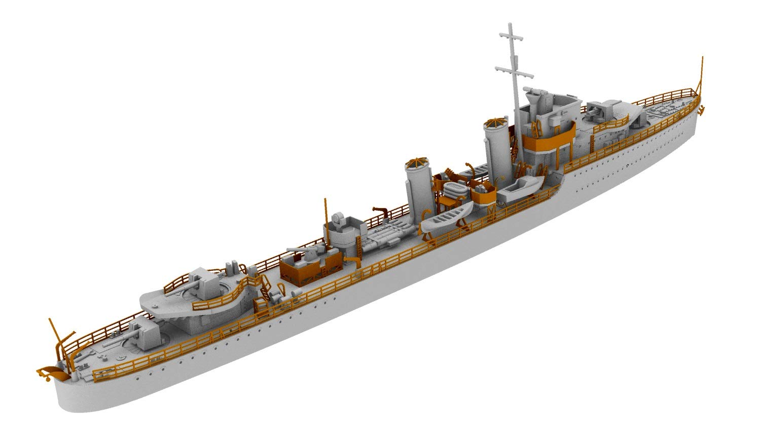 Amazon | IBG 1/700 イギリス海軍 H級駆逐艦 ホットスパー H-01