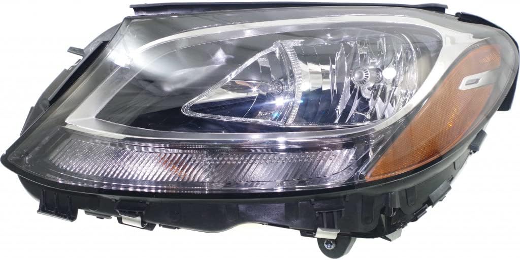 CarLights360 For 2015 2016 2017 Mercedes-Benz C300 Headlight Driver and Passenger Side Sedan | DOT Certified Bulbs Included MB2502220 MB2503220 | 205 906 71 02, 205 906 72 02 ;W205
