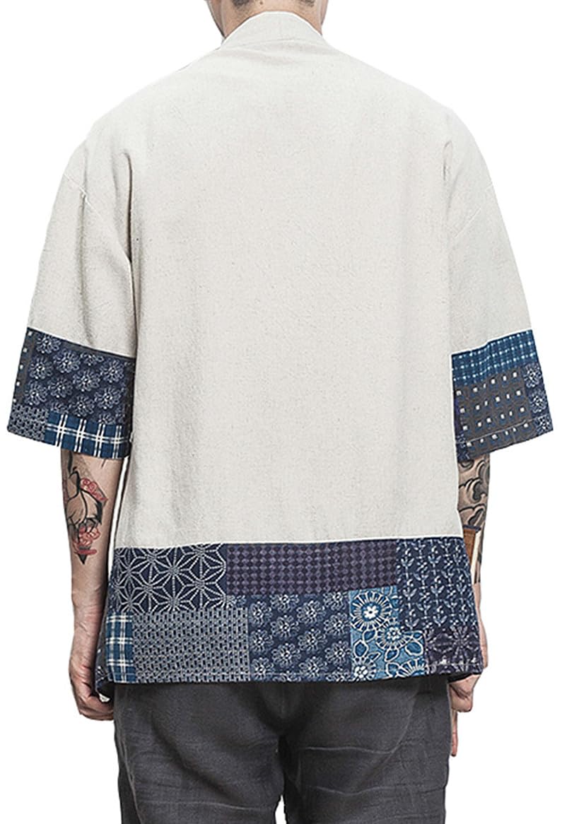 Perdontoo Kimono Cardigan Holgado Chaqueta Corta Manga Abrigo