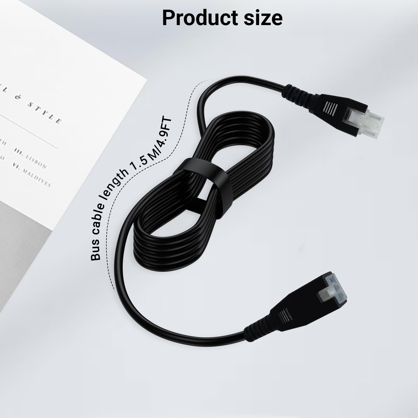 Cable Power Cord 6-Pin for Smart Desk Lifting Desk Push Rod Motor