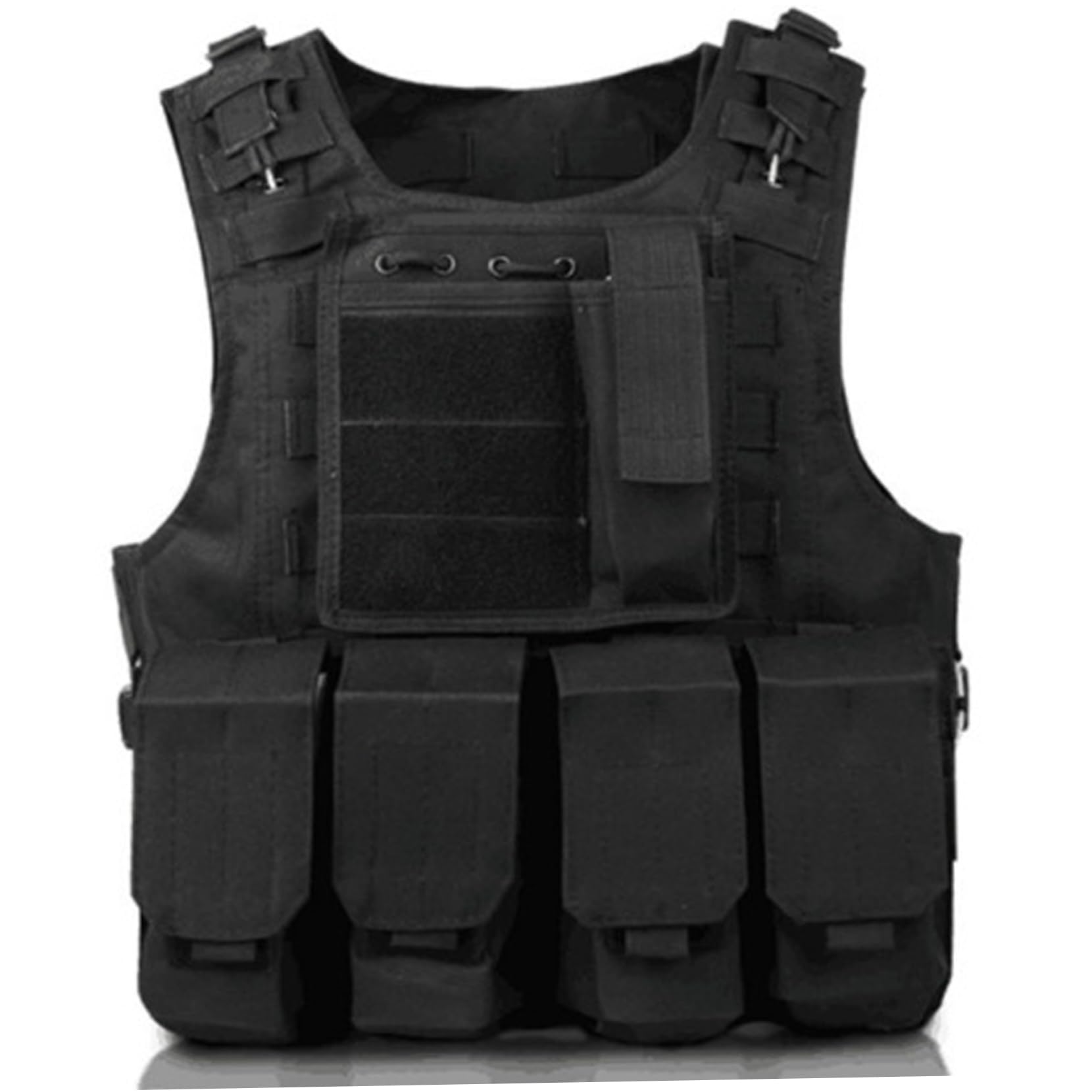 Airsoft-Weste, Sicherheitsweste, verstellbar, leicht, Paintball, Schnellwechsel-Plattenträger, Komfort, Polizei, multifunktional, Outdoor für Zugspiel