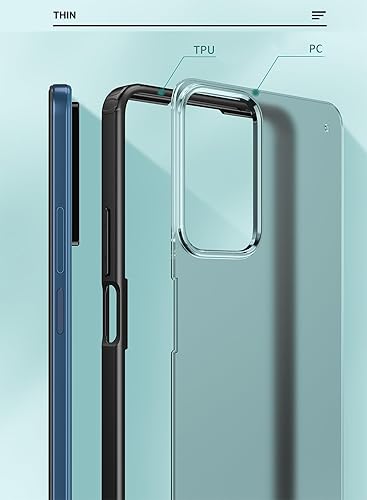 Miniatura 6 de MingWei Redmi Note 12 Pro 4G Funda transparente de TPU suave absorción de impactos delgada y ligera a prueba de golpes, funda protectora híbrida