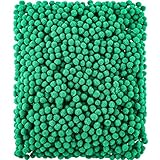 Package: includes 2000 pieces tiny pom poms which are enough for yourself and friends to make a beautiful craft project Size: approx. 6 mm/ 0.24 inch in diameter; With these mini pom poms, you will have a lot of funny crafts to create Application: th...