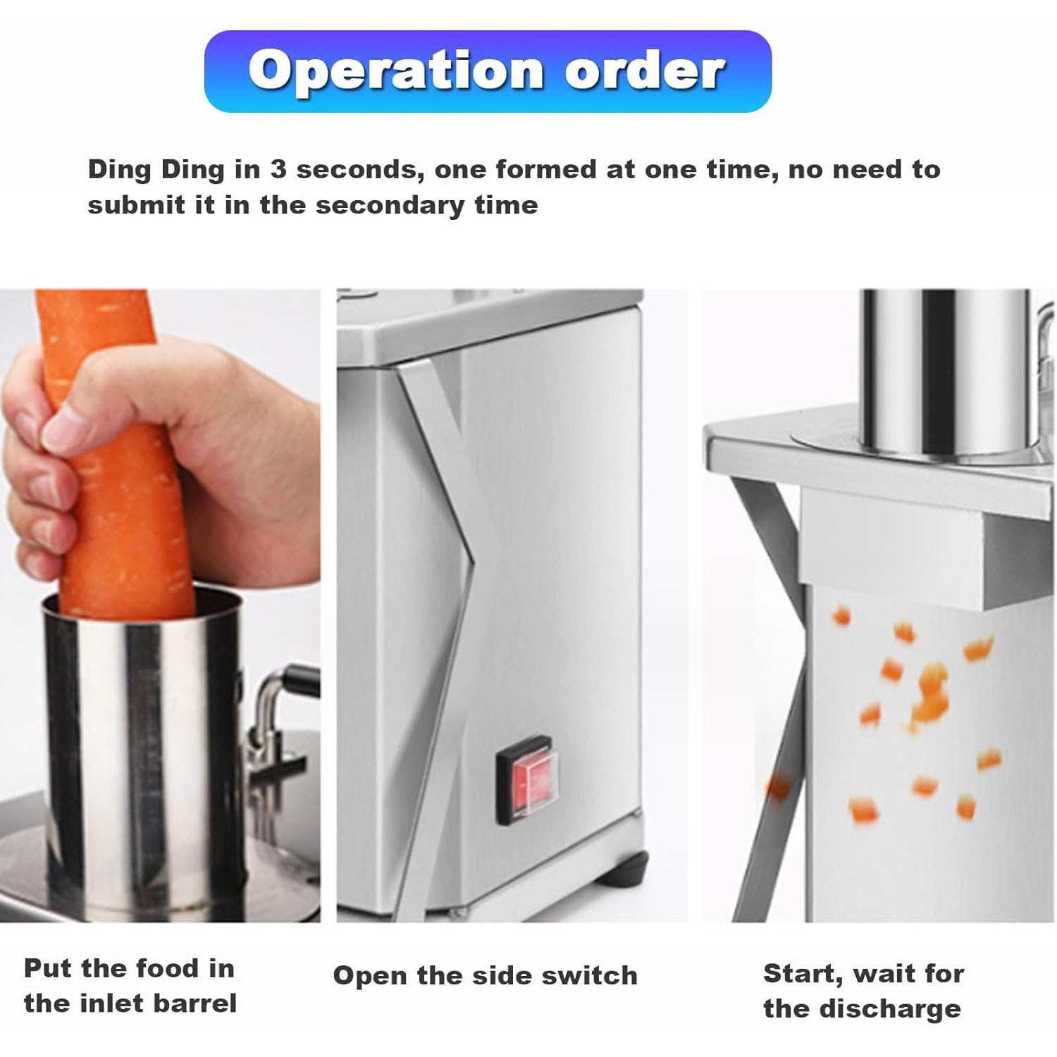 Amazon｜業務用フードプロセッサー、200W 電気果物と野菜スライサー