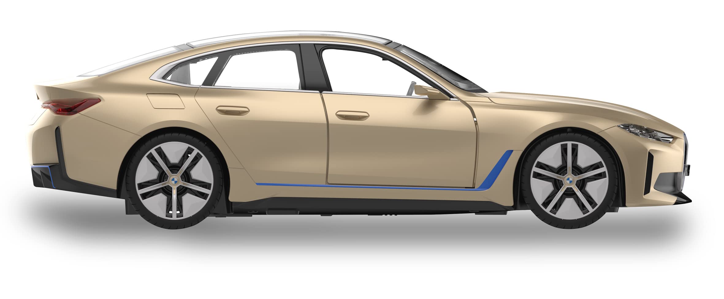 BMW i4 Concept 1:14 2,4 GHz - oficjalnie licencjonowane, ok. 1 godz. czasu jazdy, ok. 11 km/h, idealnie odwzorowane szczegóły, szczegółowe wnętrze, oświetlenie wewnętrzne LED