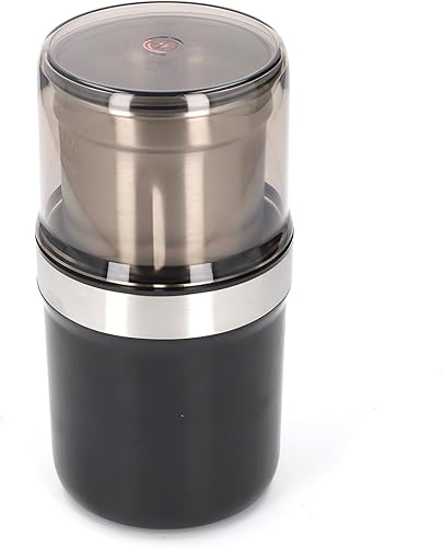 SUNGOOYUE Versatile Dry Bean Grinder, Coffee Grinding Machine with Stainless Steel VaneWing for Kitchen Shop, 100g Capacity