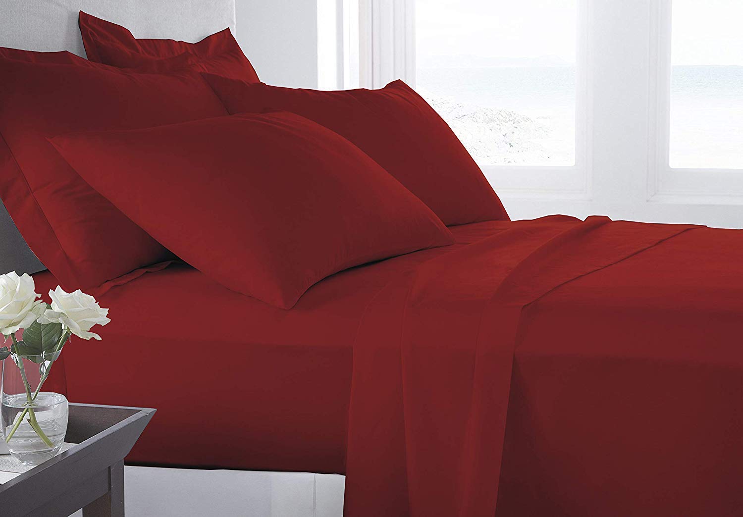 Parure de lit hypoallergénique grand modèle pour des nuits saines et sereines