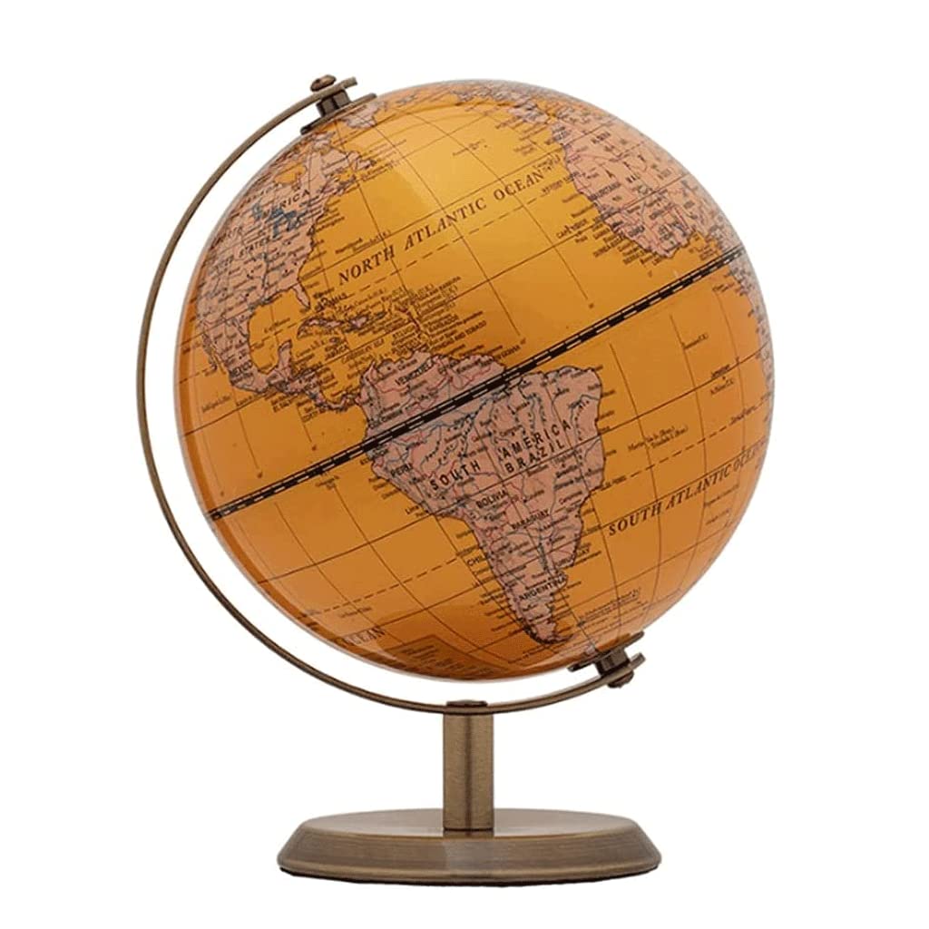 KRXSOBNV Globe, With A Stable Base and High -Definition Map Earth Rites Home Decoration Clear Text Marking(14cm)