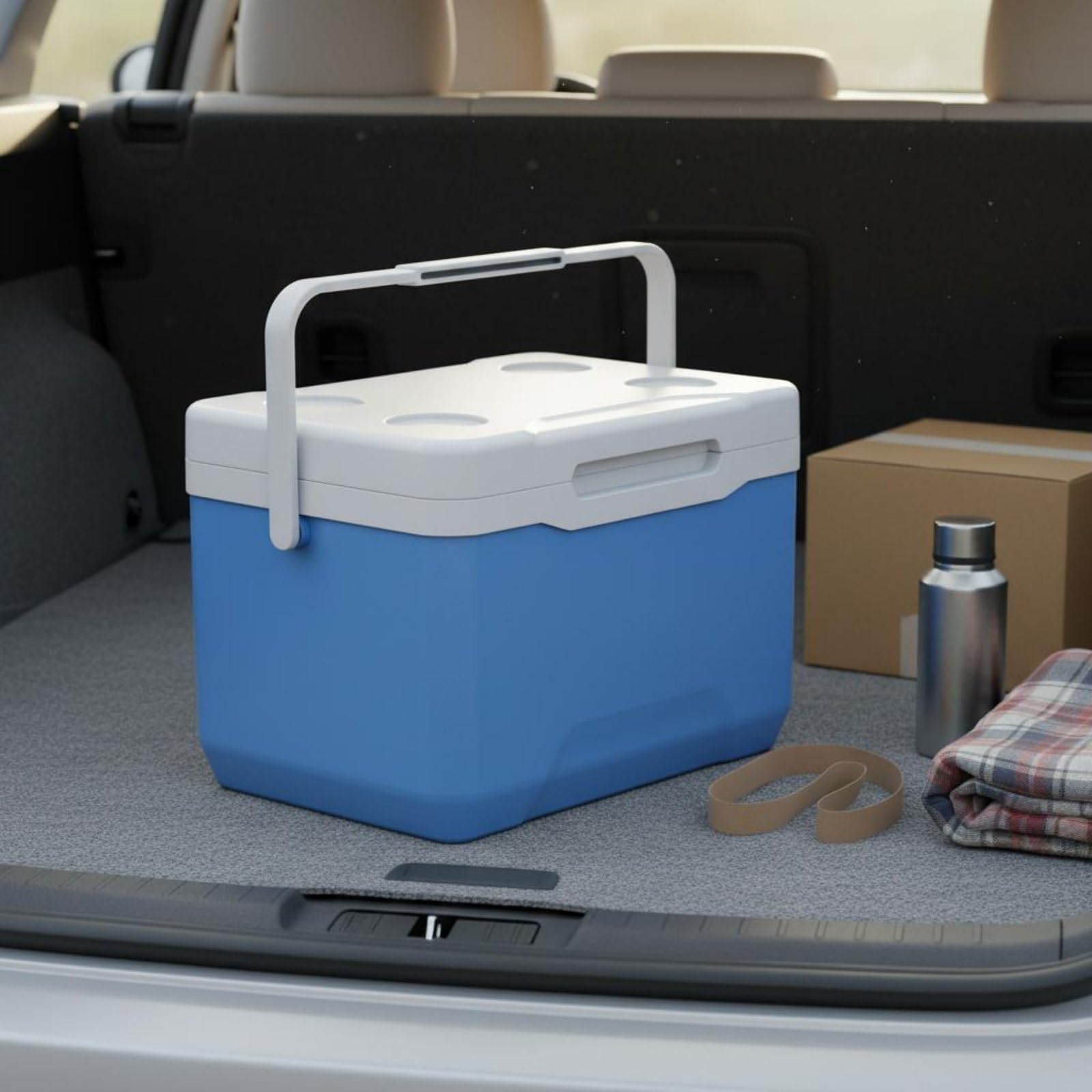 Kühlbox als Portabler Eisbehälter Isolierte Kuhltruhe Aufbewahrungslösung Und Frischer Lebensmittelcontainer für Campingplatz Und Mobile Verkaufsstellen